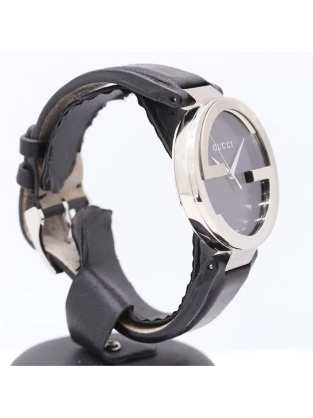 Gucci Interlocking 133.2 Quartz Black Dial Watch